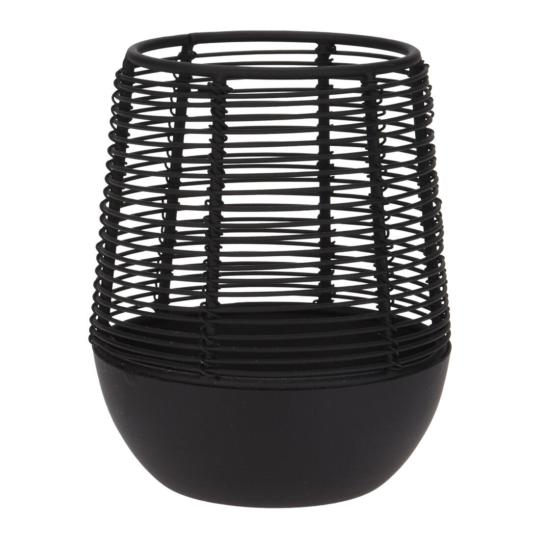 svícen na 1 svíčku 10x12cm kov.drátěný ČER 0.2 Kg MTA MAXMIX Sklad14 387034