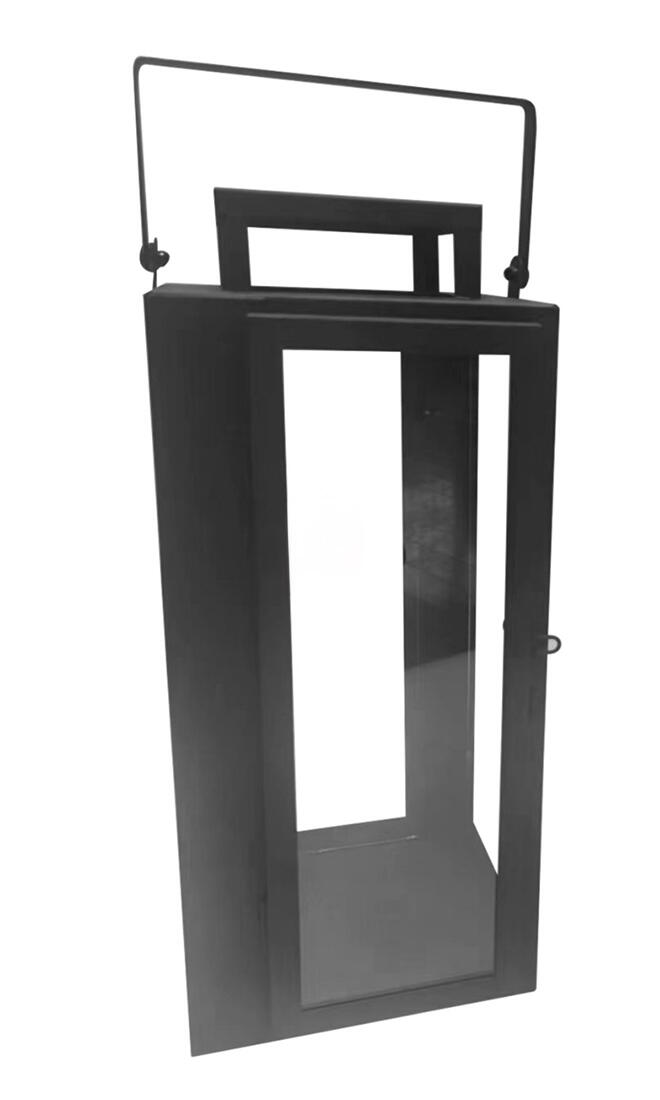 lucerna na svíčku 35x15x16cm sklo+kov ČER 1.29 Kg MTA MAXMIX Sklad14 387037