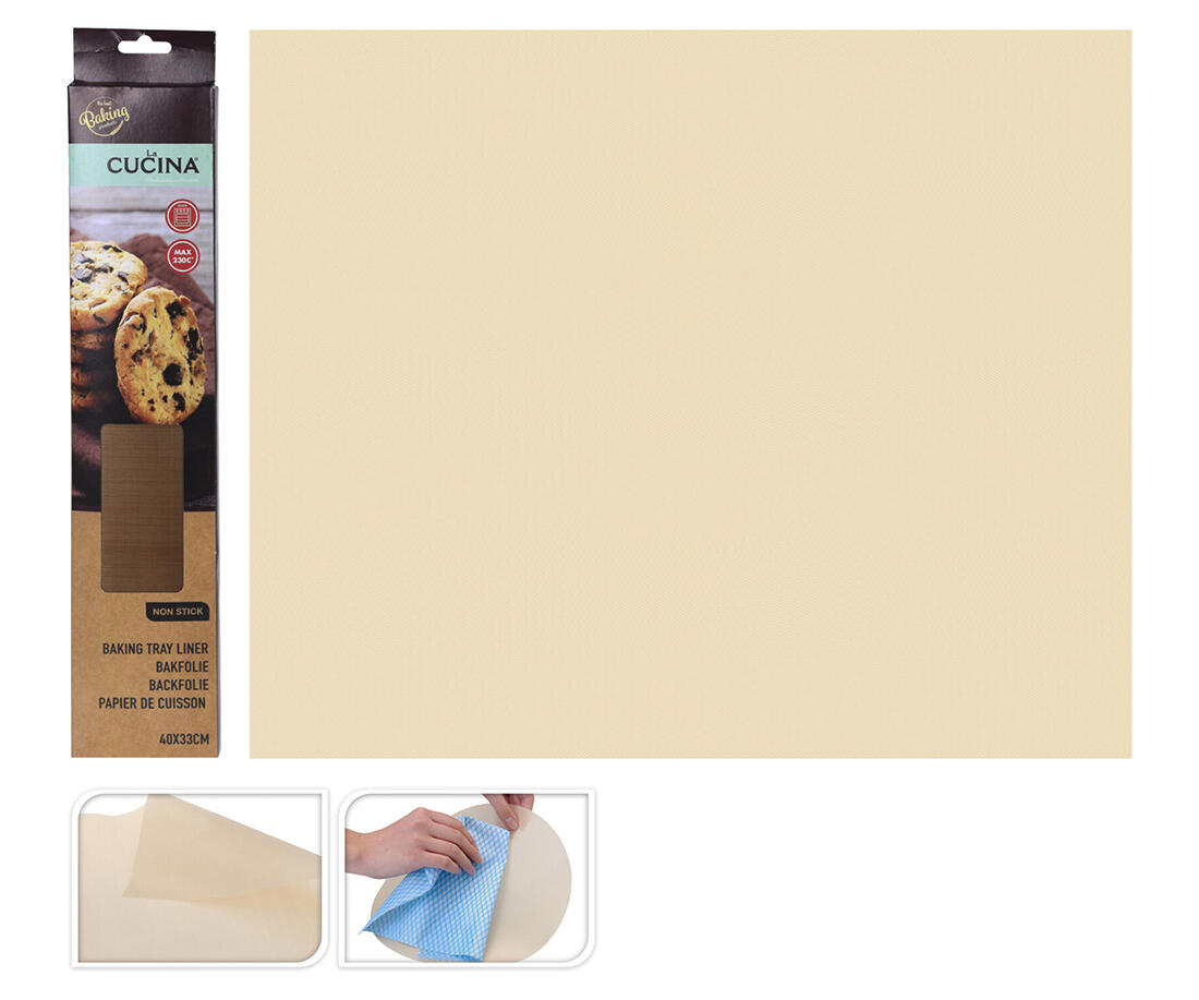 fólie pečící 40x33cm/ 0,07mm, do 230stC, nepřilnavý povrch 0.02 Kg MTA MAXMIX Sklad14 387048