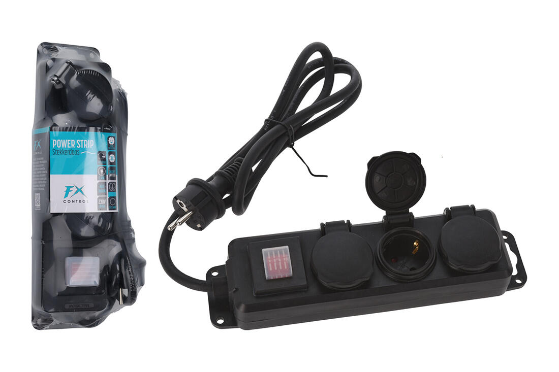 přívod prodlužovací  1,4m, 3 zásuvky s vypínačem IP 44 ČER 0.49 Kg MTA MAXMIX Sklad14 387053