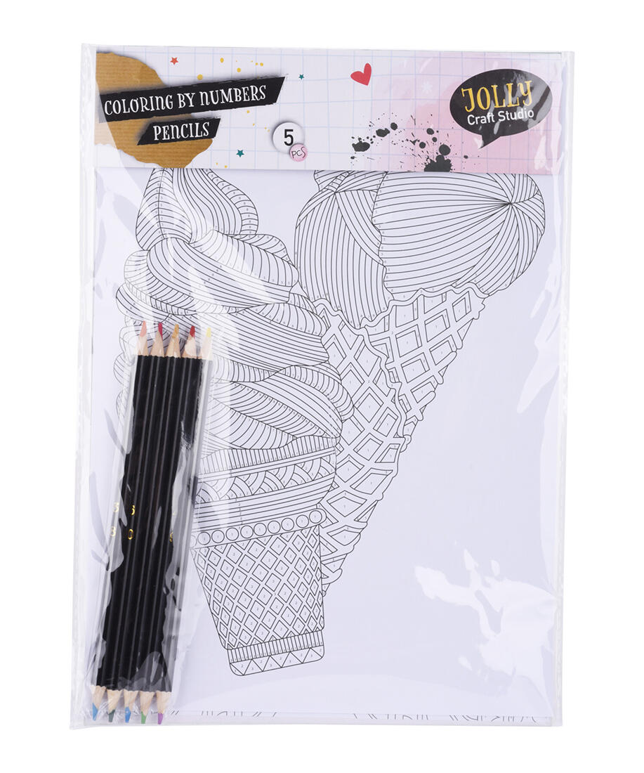 sada na kreslení omalovánky A4 (5ks)+2barevné pastelky (5ks) 0.06 Kg MTA MAXMIX Sklad14 387068