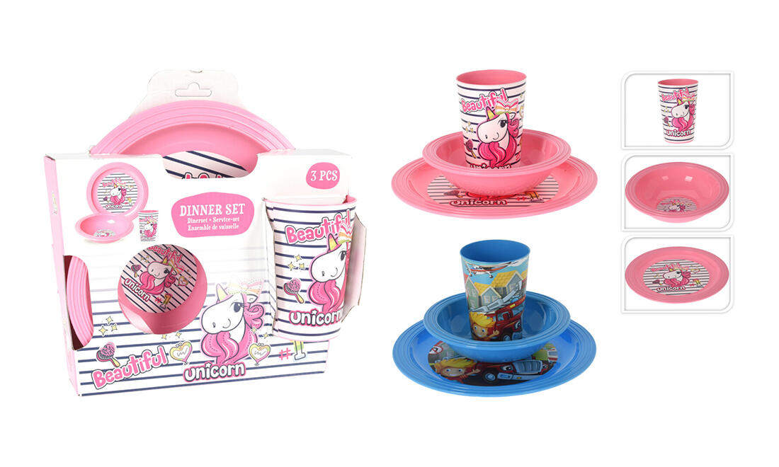 sada jídelní dětská 3díl. PH mix barev 0.11 Kg MTA MAXMIX Sklad14 387077