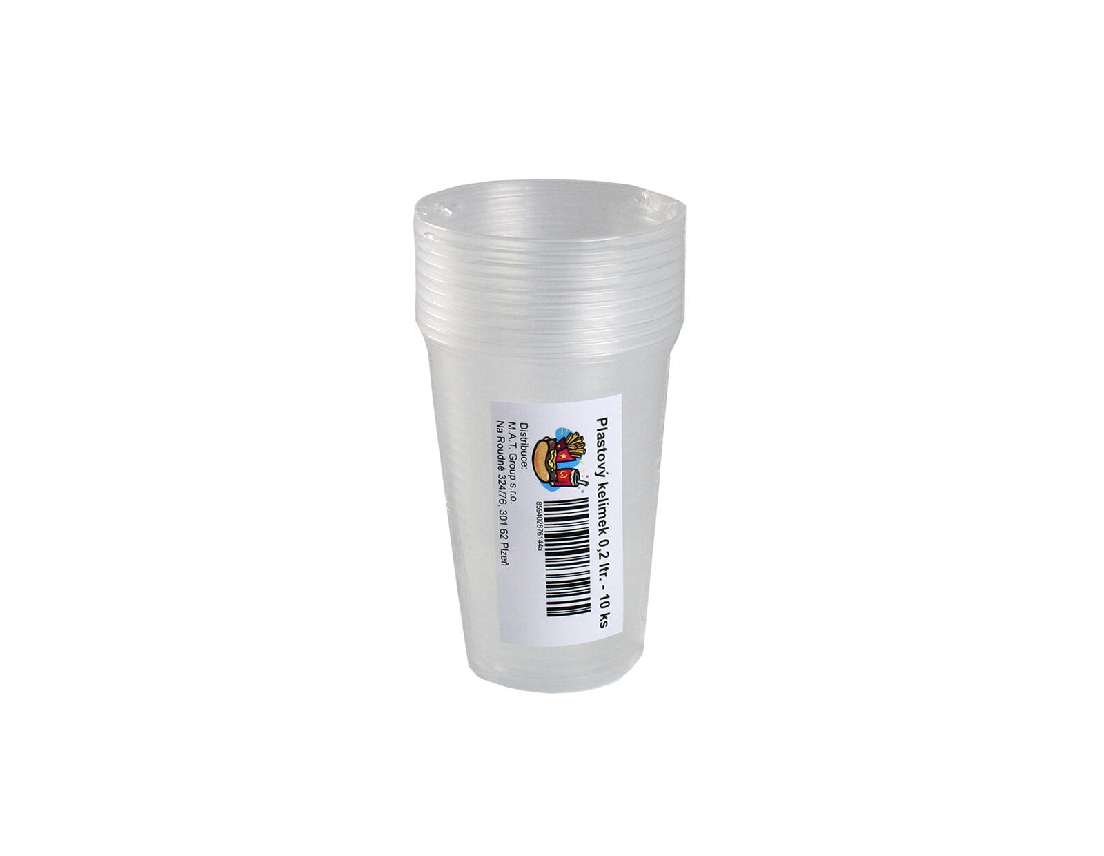 kelímek 200ml PH TRA (10ks) 0.02 Kg MTA MAXMIX Sklad14 281601 8594028761446