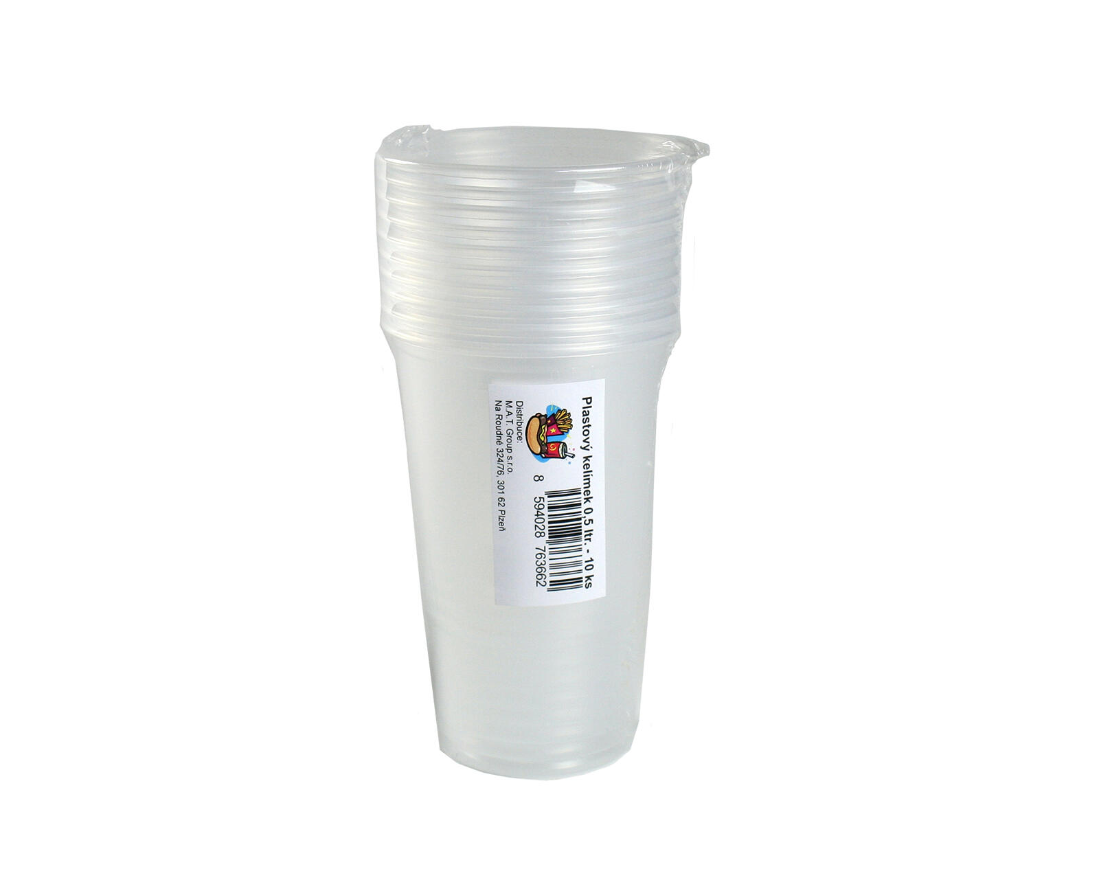 kelímek 500ml PH TRA (10ks) 0.07 Kg MTA MAXMIX Sklad14 281603