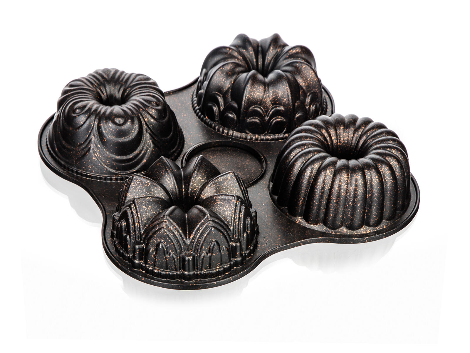 forma 4 bábovky 14cm MAJESTIC Margarita nepřiln.povrch, litá 1.42 Kg MTA MAXMIX Sklad14 370127