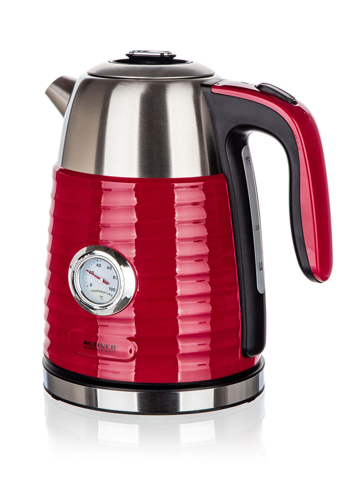 konvice rychlovarná JUMPER 1,7l nerez/ČRV 1850-2200W 1.05 Kg MTA MAXMIX Sklad14 370615