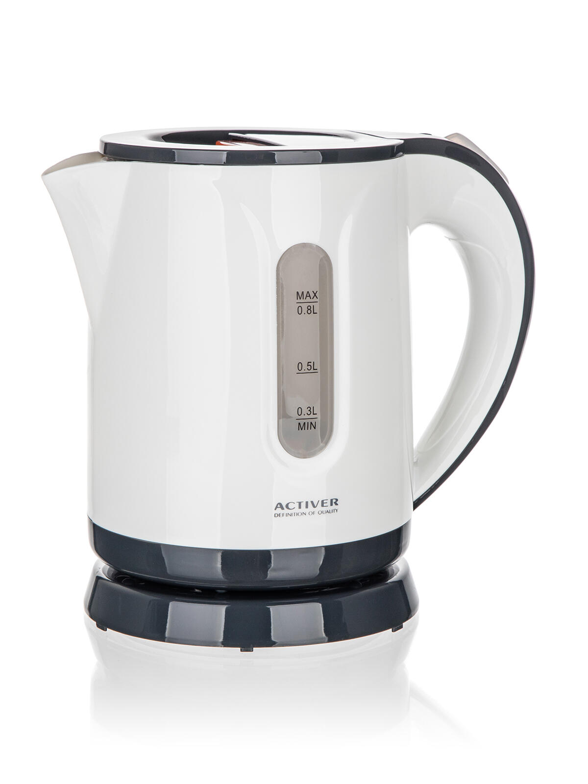 konvice rychlovarná SOLLA 0,8l BÍ/ŠE 900-1100W 0.7 Kg MTA MAXMIX Sklad14 370621