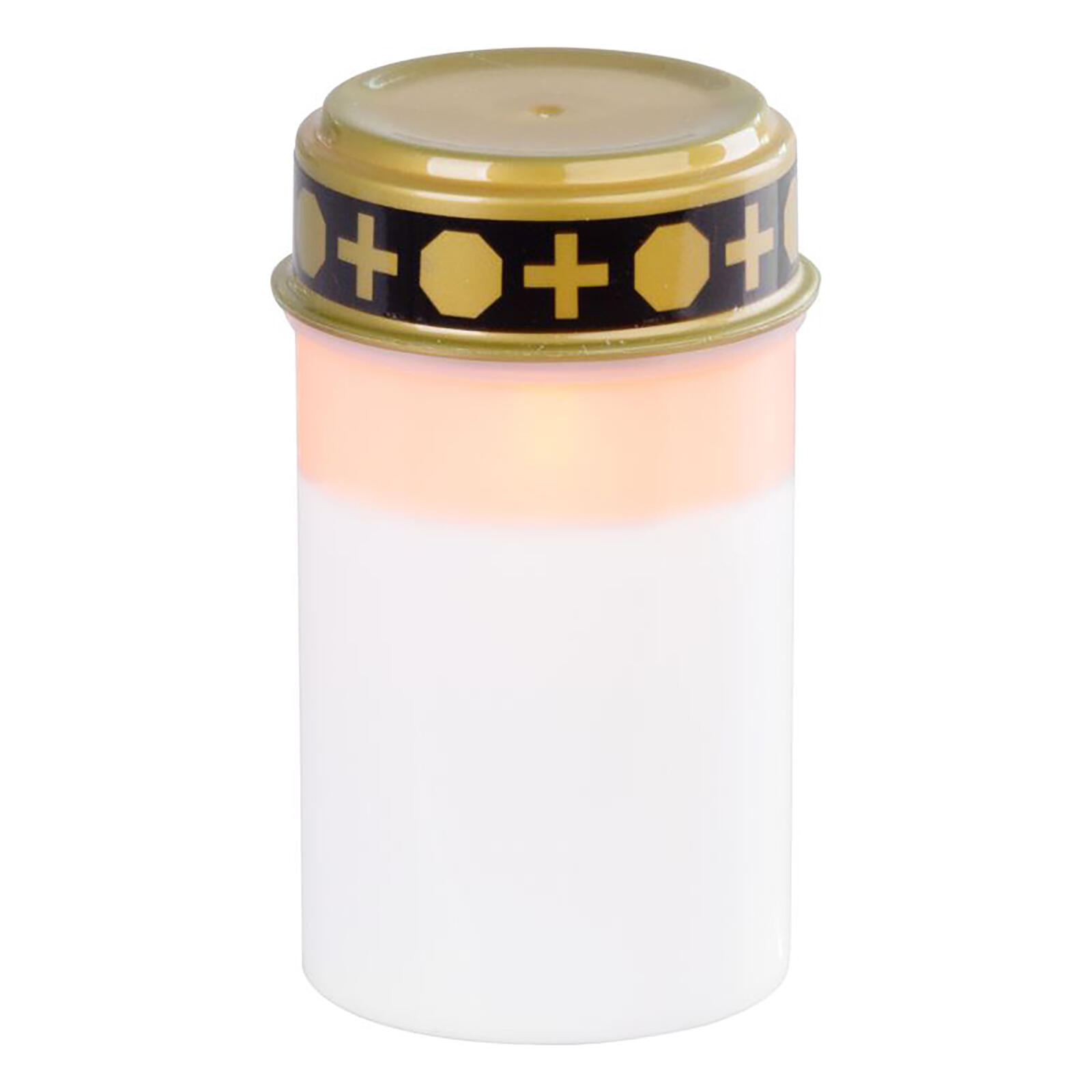 svíčka hřbitovní LED MagicHome TG-10 12cm BÍ 0.14 Kg MTA MAXMIX Sklad14 129250