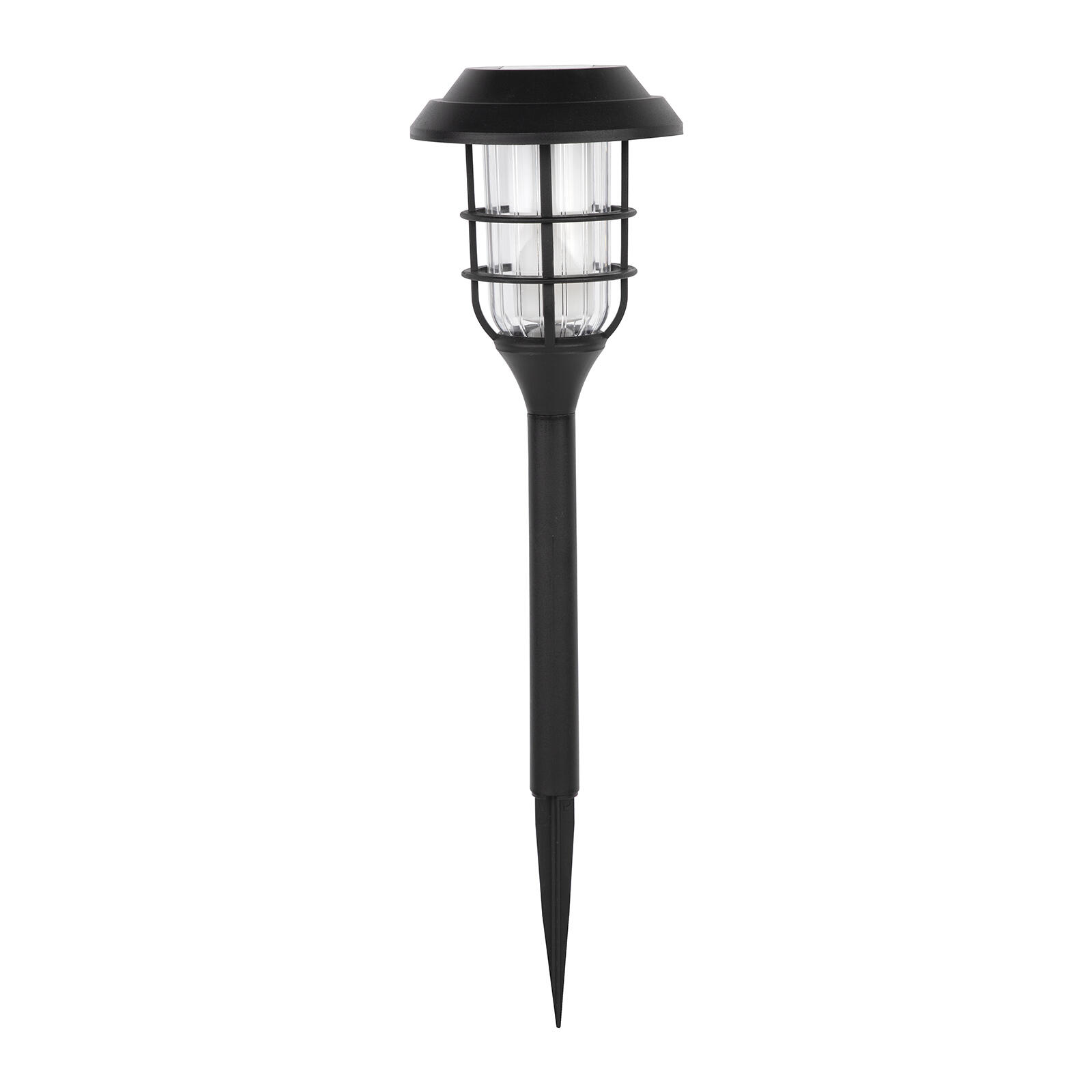 lampa solární pr.11,2cm, v.43cm, 12LED, PH ČER 0.4 Kg MTA MAXMIX Sklad14 797485