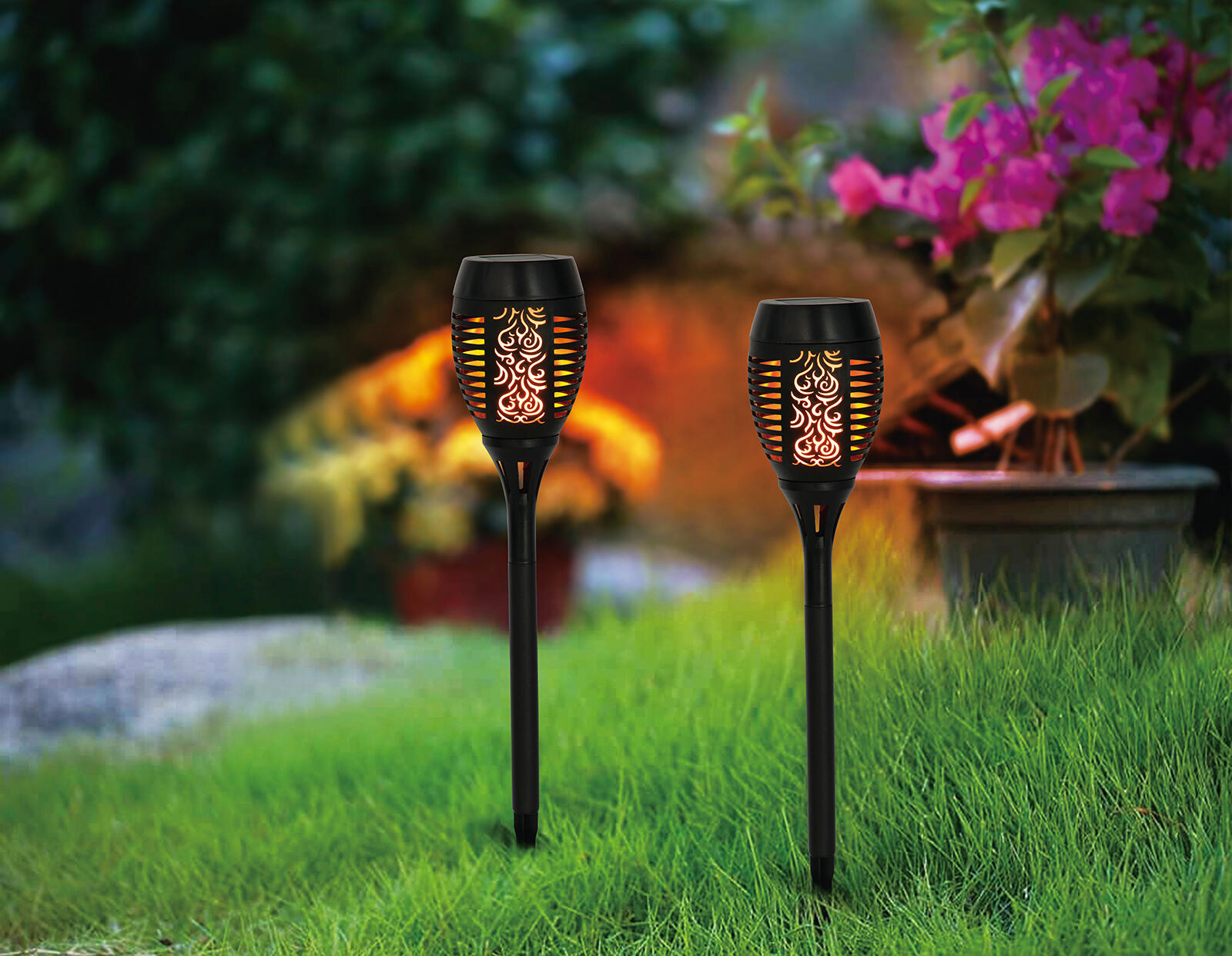 lampa solární pr. 7,5cm, v.40cm, 10LED, PH ČER 0.11 Kg MTA MAXMIX Sklad14 797487