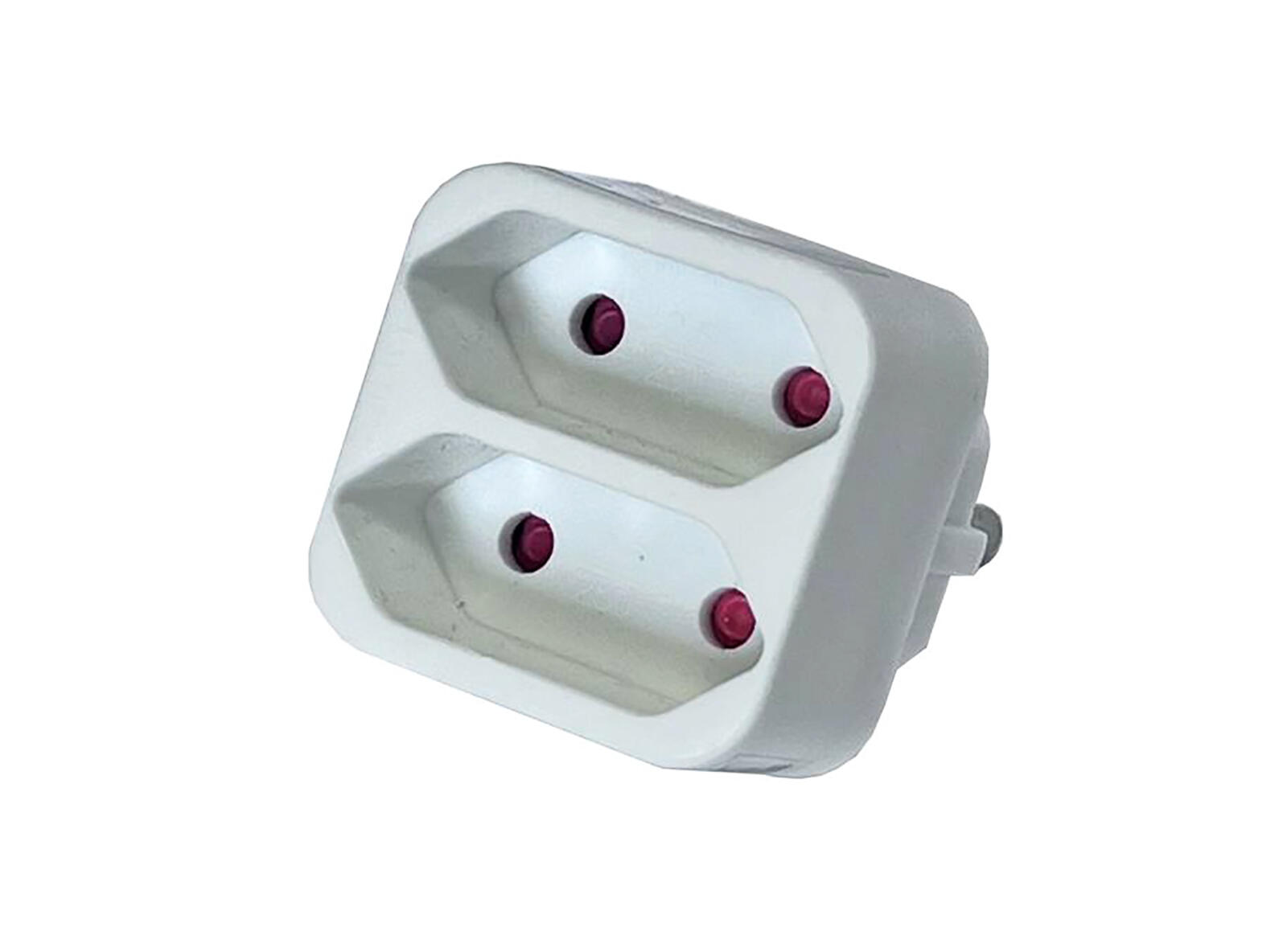 rozbočka hranatá KONNOC 2xplochá,250V~/2x2,5A,BÍ 0.03 Kg MTA MAXMIX Sklad14 129246