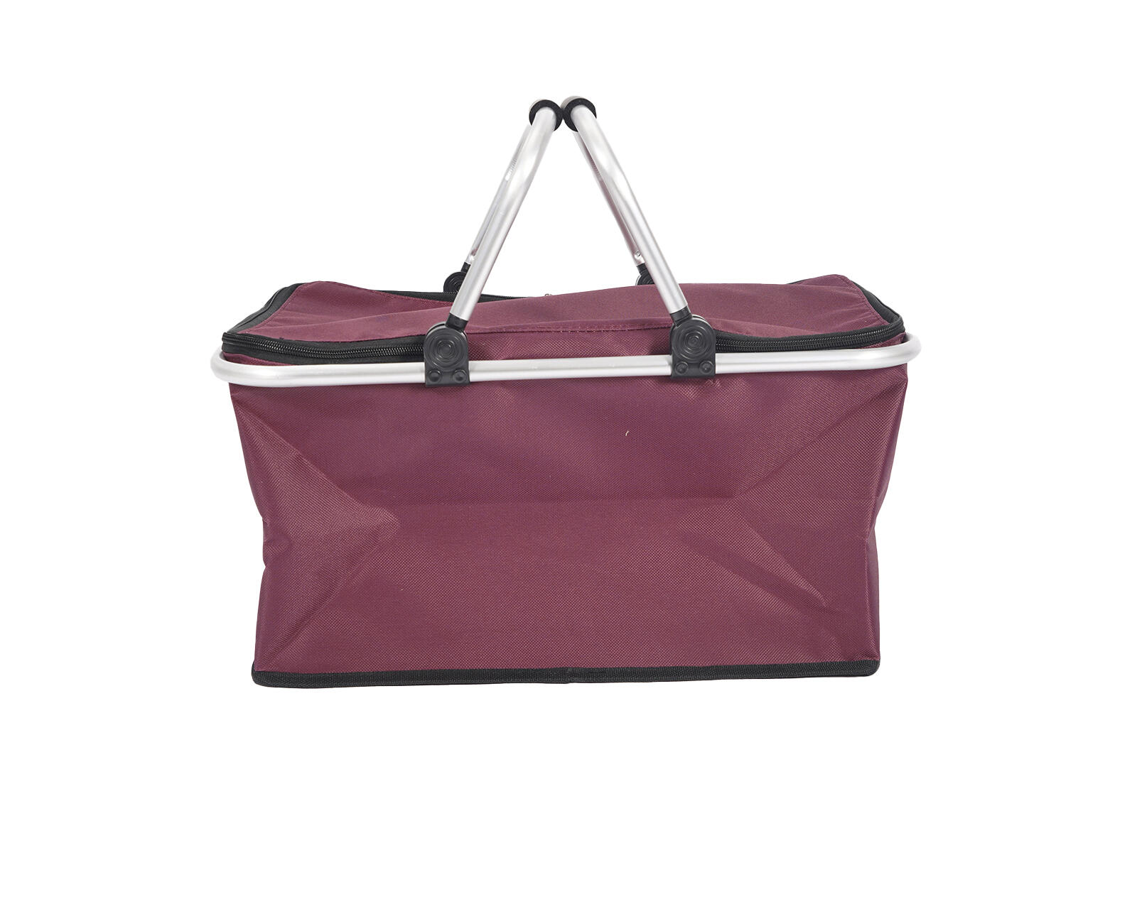 košík nákupní skládací TERMO 46x27x23cm Al+polyester ČRV 0.55 Kg MTA MAXMIX Sklad14 883005