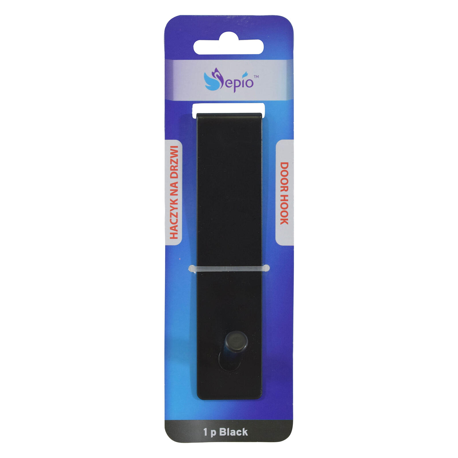 věšák na dveře 6x20cm nerez ČER 0.05 Kg MTA MAXMIX Sklad14 280328