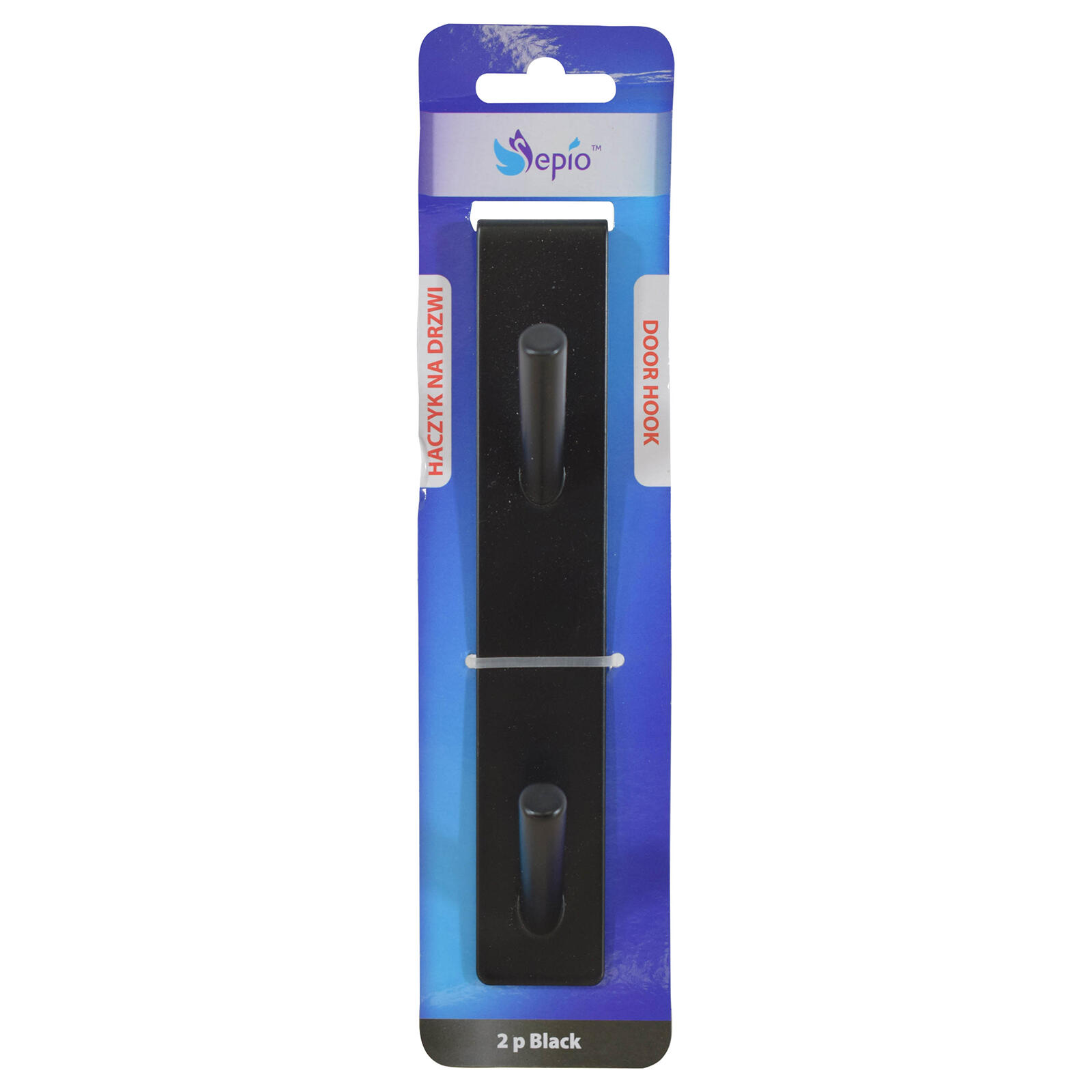 věšák na dveře 2 háčky 17,6x5,5x3cm nerez ČER 0.01 Kg MTA MAXMIX Sklad14 280330