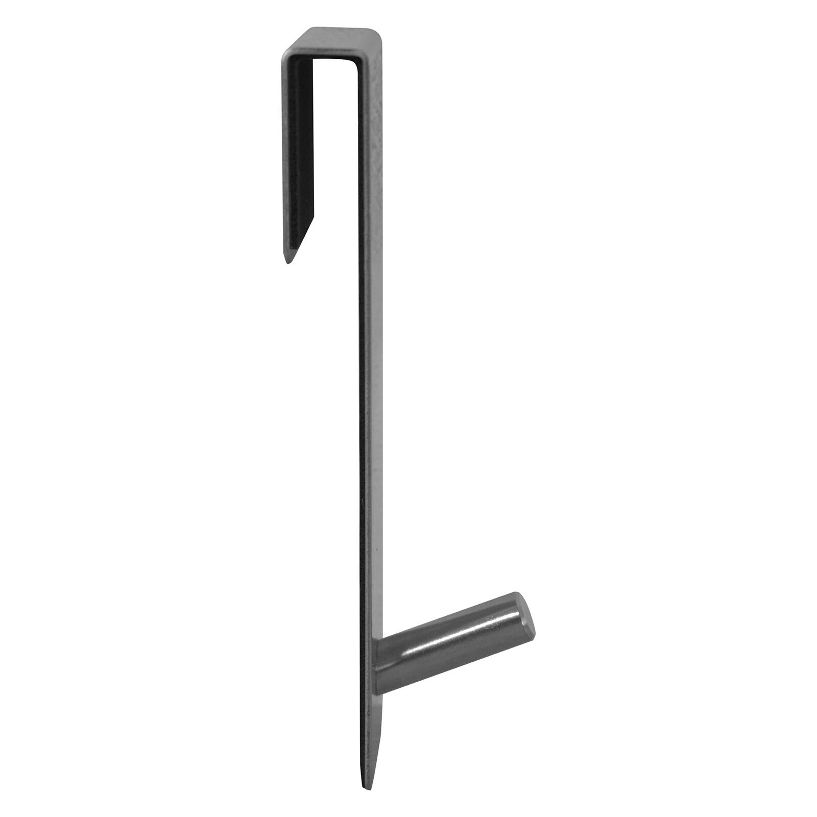 věšák na dveře 6x20cm nerez STŘ 0.05 Kg MTA MAXMIX Sklad14 280332