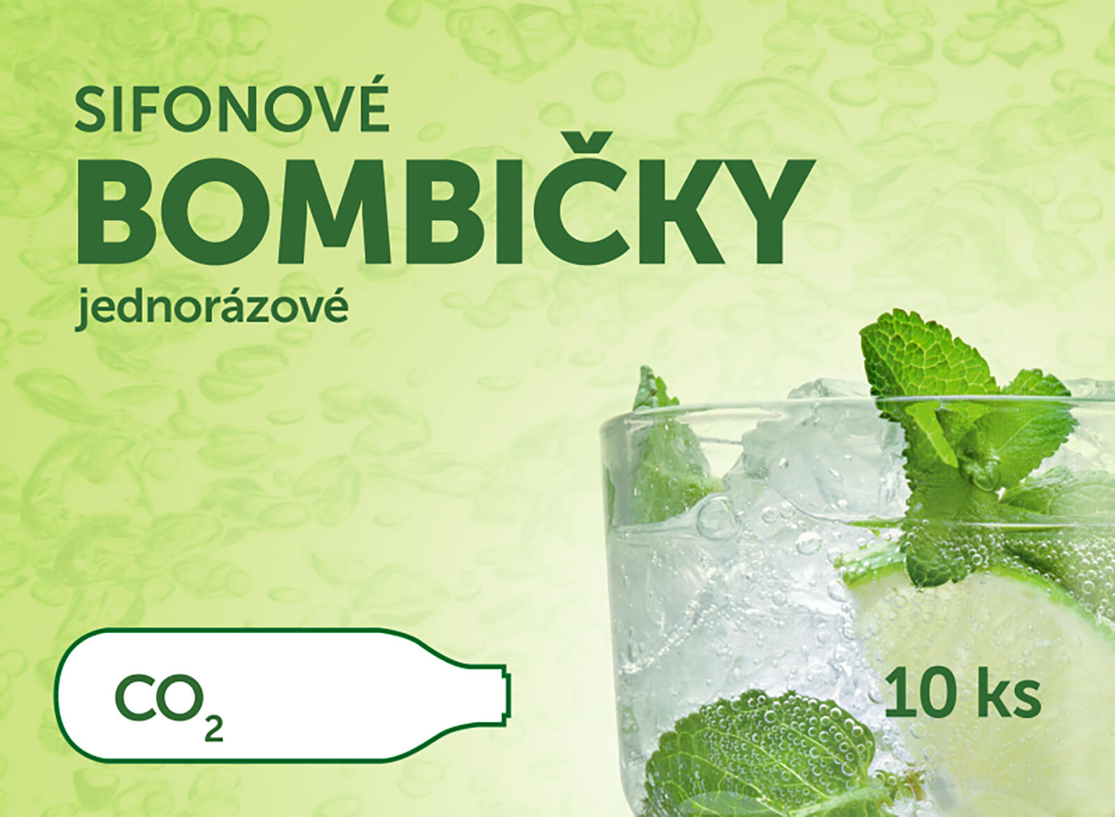 bombička sifon náplň jednorázová (10ks) 0.3 Kg MTA MAXMIX Sklad14 207036