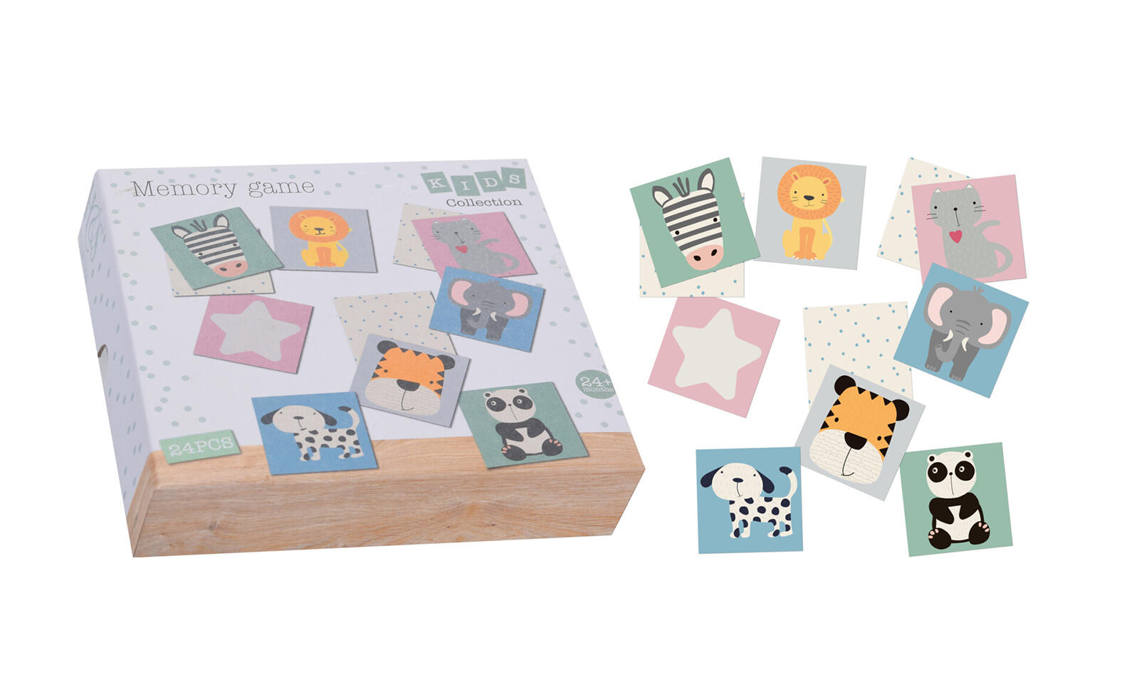 pexeso pro děti 7x7cm v krabičce (24ks) 0.22 Kg MTA MAXMIX Sklad14 387124