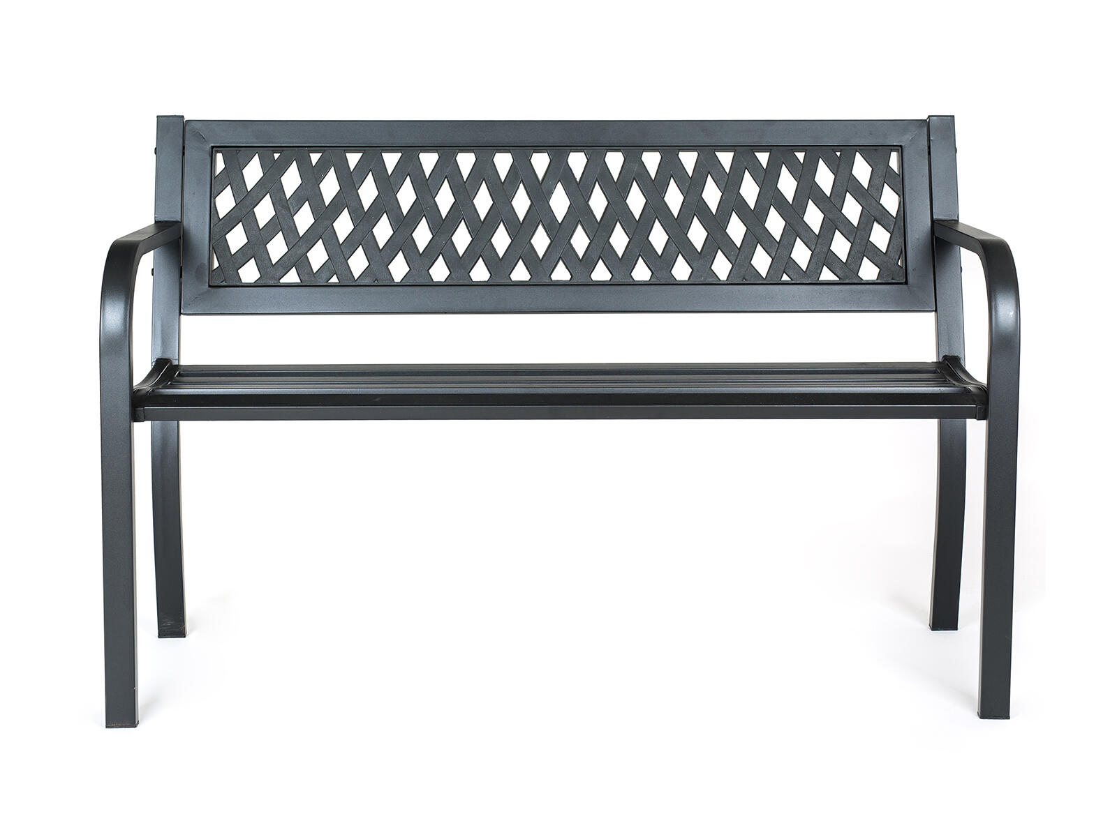 lavička zahradní GRANADA 119x50x75cm ČER ocel/PH 9.5 Kg MTA MAXMIX Sklad14 787026