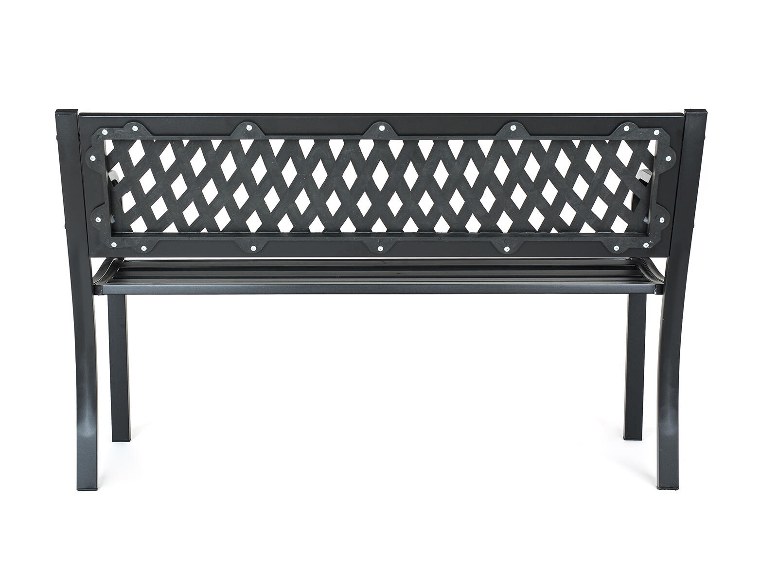 lavička zahradní GRANADA 119x50x75cm ČER ocel/PH 9.5 Kg MTA MAXMIX Sklad14 787026