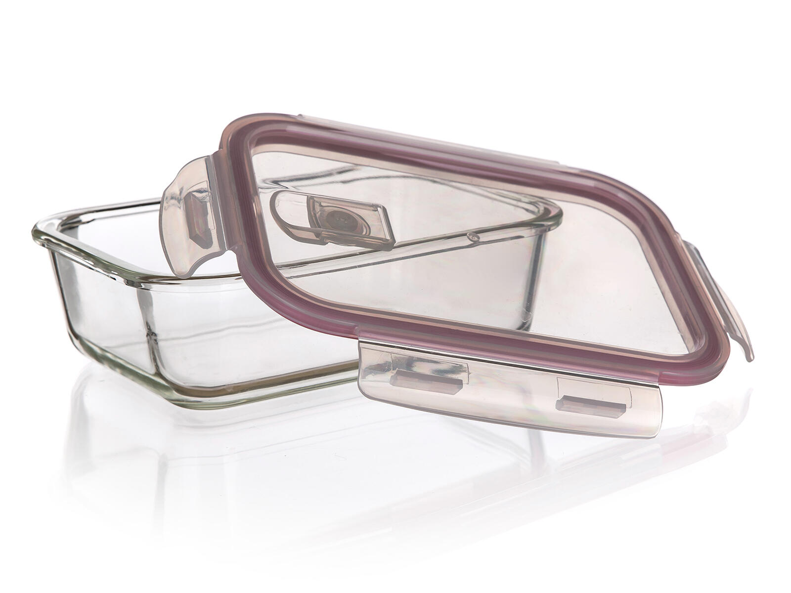 dóza LORA obdél. 1,45l 22,5x17,5x7cm skl.+PP víčko TRA/BORDO 0.95 Kg MTA MAXMIX Sklad14 267410