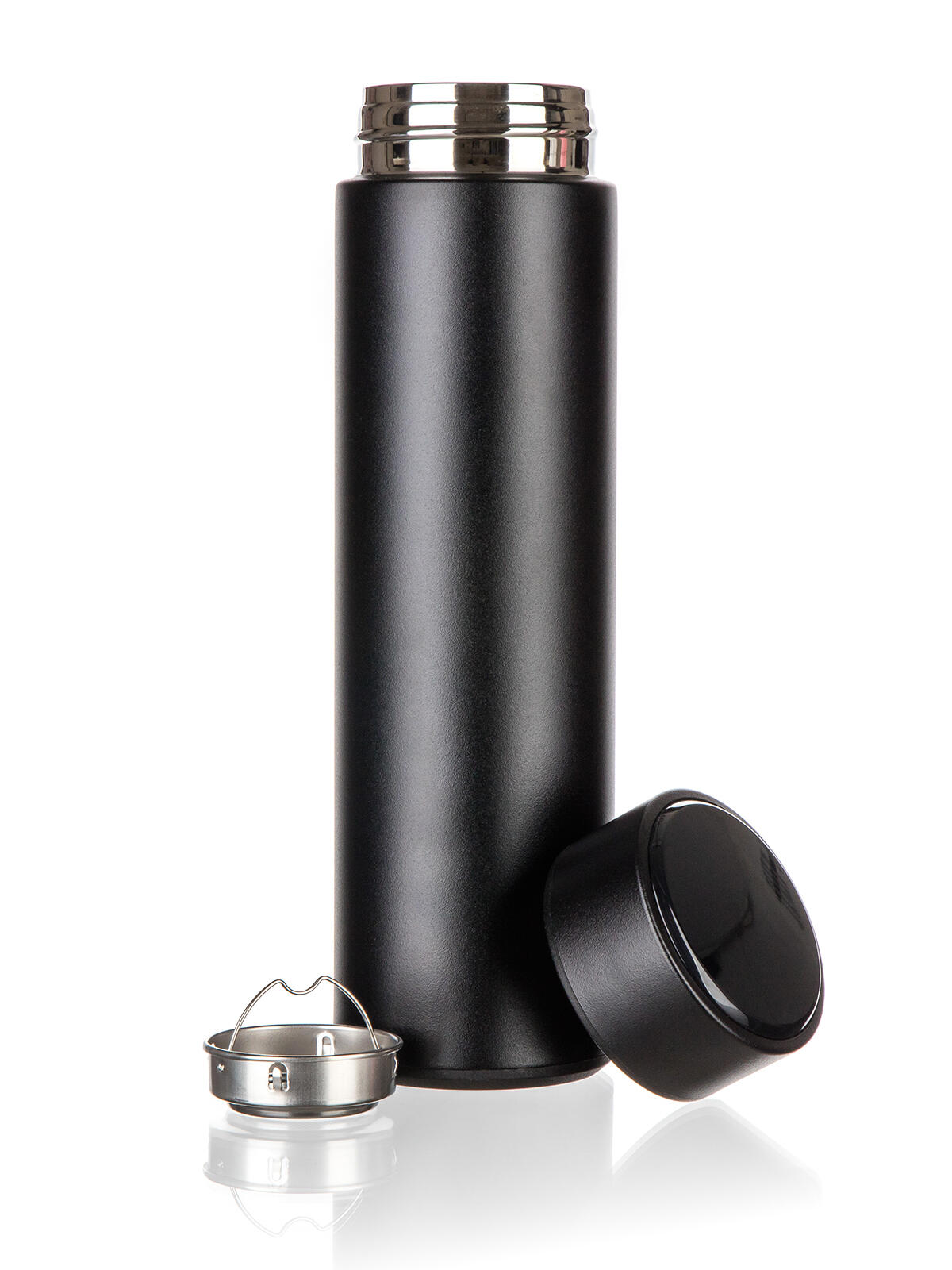 termoska 0,47l TREK, s teploměrem, nerez ČER 0.31 Kg MTA MAXMIX Sklad14 267496