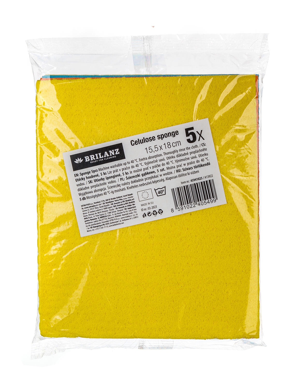 utěrka houbová 18x15,5cm mix barev (5ks) 0.09 Kg MTA MAXMIX Sklad14 267425