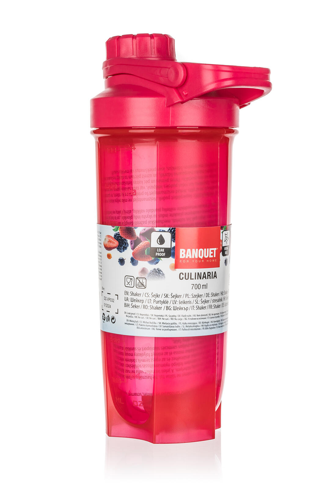 šejkr / sportovní láhev 700ml CULINARIA PH MALINA 0.17 Kg MTA MAXMIX Sklad14 267515
