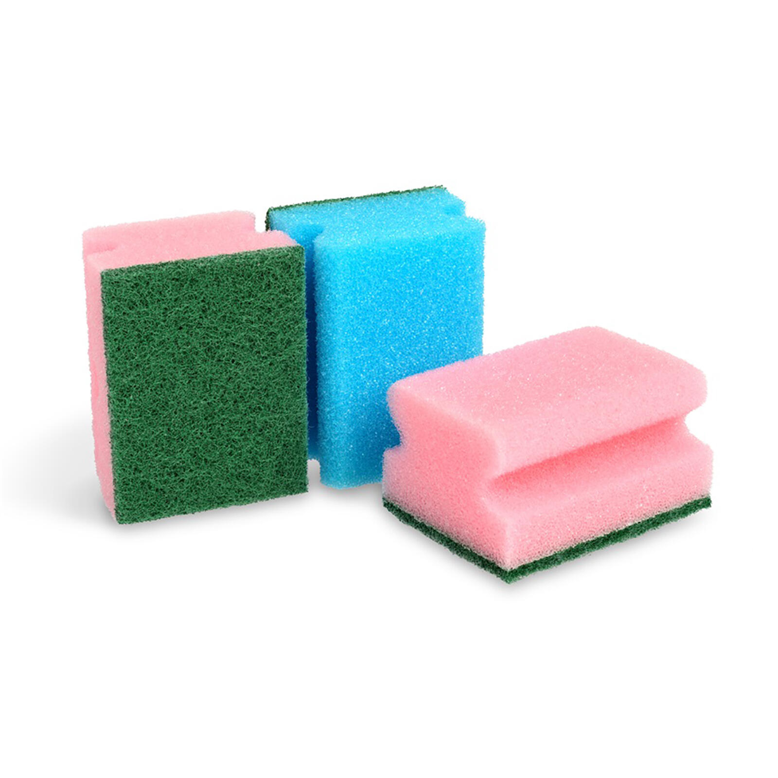 houbička na nádobí tvarov.9,5x7x4,5cm (3ks) mix barev 0.04 Kg MTA MAXMIX Sklad14 267460