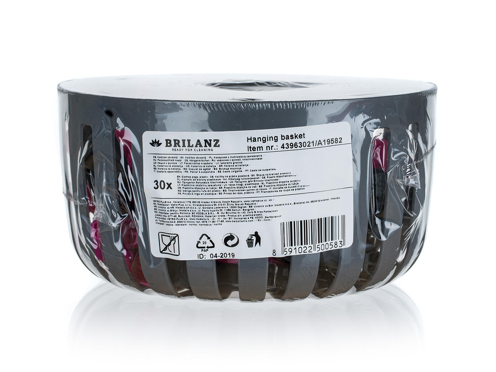 kolíčky na prádlo PH mix barev (30ks) v košíčku pr.18cm PH 0.29 Kg MTA MAXMIX Sklad14 267472 8591022500583