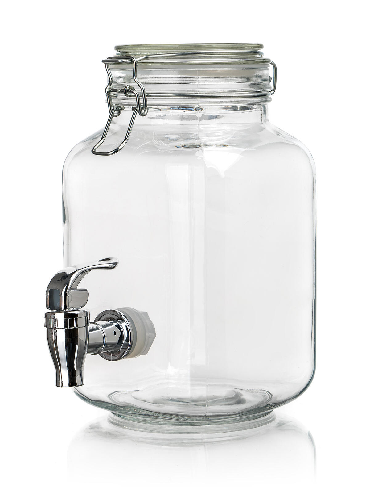 láhev 2200ml skleněná s kohoutkem, víčko s pákovým uzávěrem 1 Kg MTA MAXMIX Sklad14 267526 8591022616796
