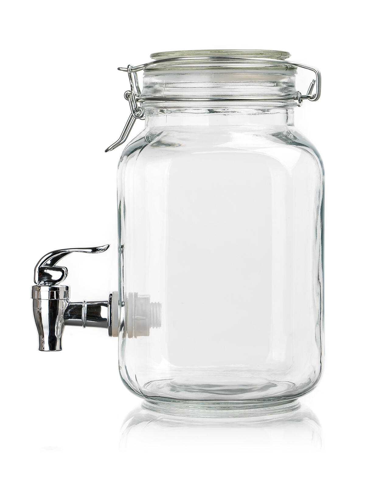láhev 2200ml skleněná s kohoutkem, víčko s pákovým uzávěrem 1 Kg MTA MAXMIX Sklad14 267526 8591022616796