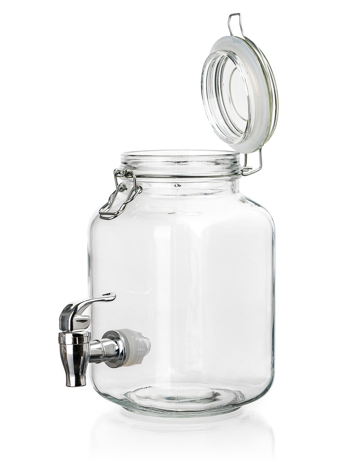 láhev 2200ml skleněná s kohoutkem, víčko s pákovým uzávěrem 1 Kg MTA MAXMIX Sklad14 267526 8591022616796