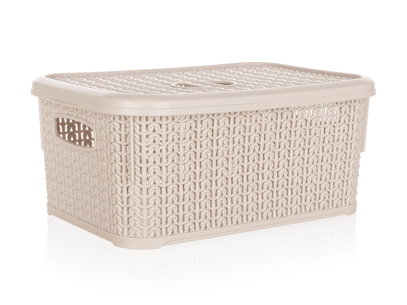 košík ratan s víkem 28,5x20x12,5cm PH KRÉM 0.25 Kg MTA MAXMIX Sklad14 267537