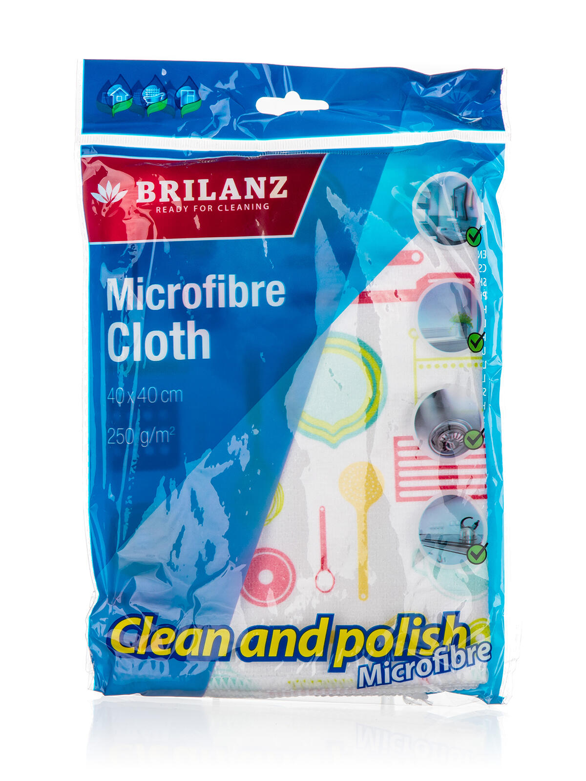 utěrka švédská 40x40cm mikrovlákno 250g s dekorem 0.04 Kg MTA MAXMIX Sklad14 267556