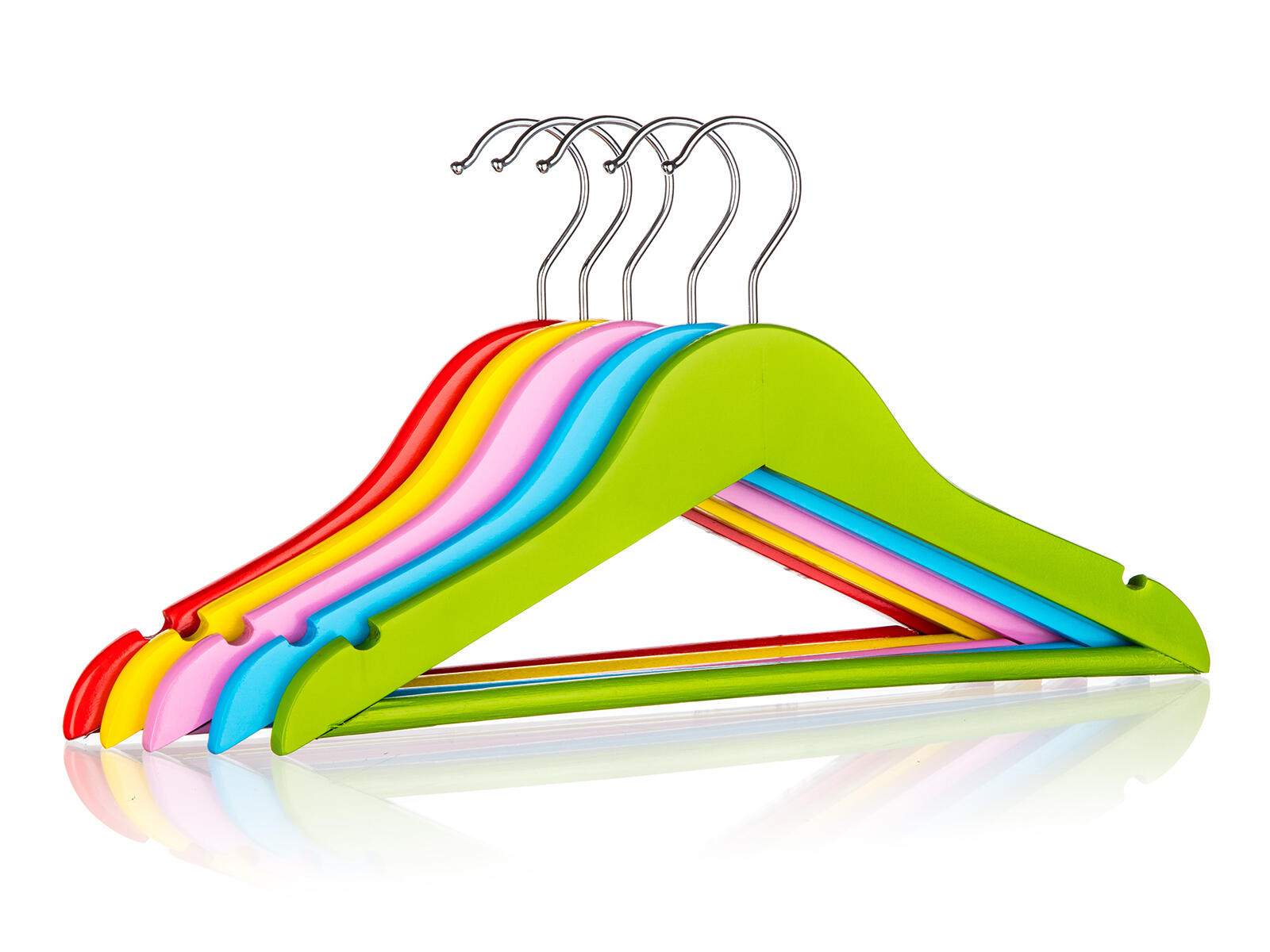 ramínko dřevěné dětské COLOR (5ks) 0.46 Kg MTA MAXMIX Sklad14 267565