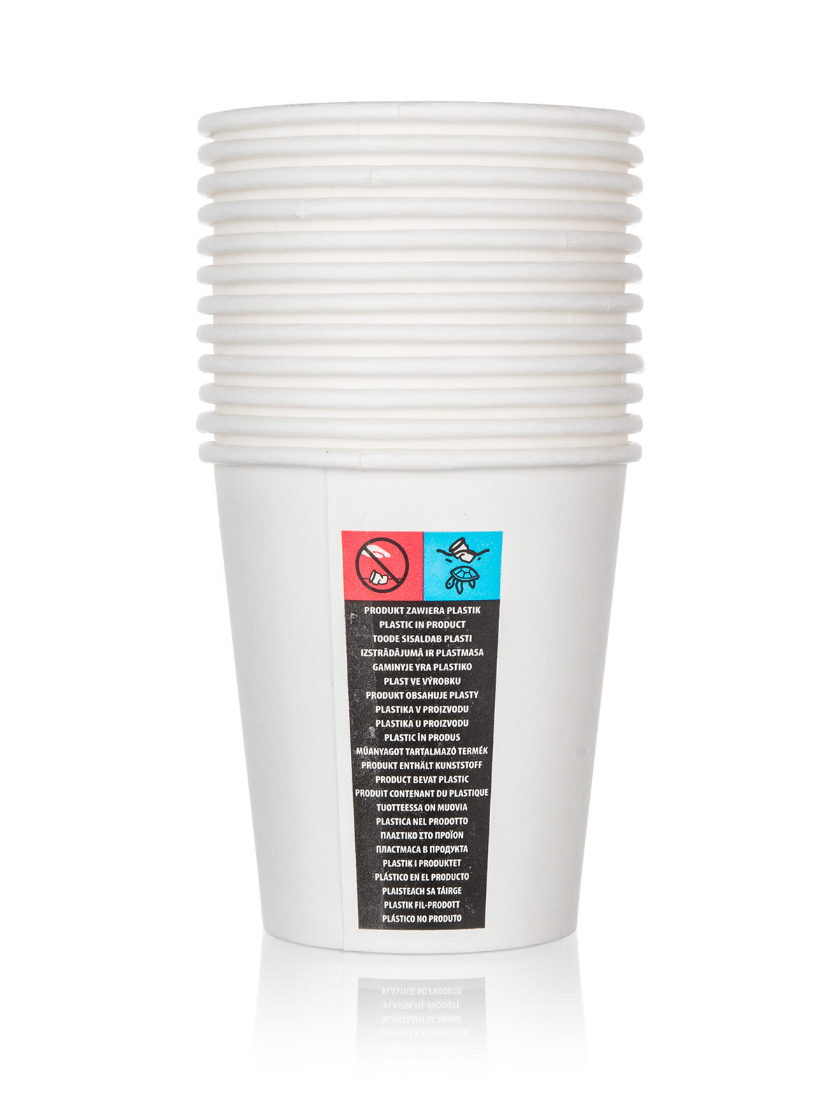 kelímek papírový 200ml BÍ (12ks) jednorázový 0.07 Kg MTA MAXMIX Sklad14 267574 8591022478967