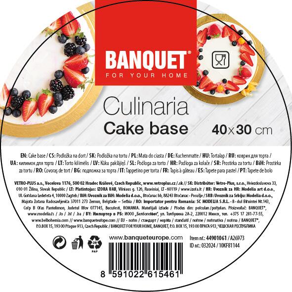 podložka pod dort 40x30x0,3cm oboustranná 0.01 Kg MTA MAXMIX Sklad14 267578