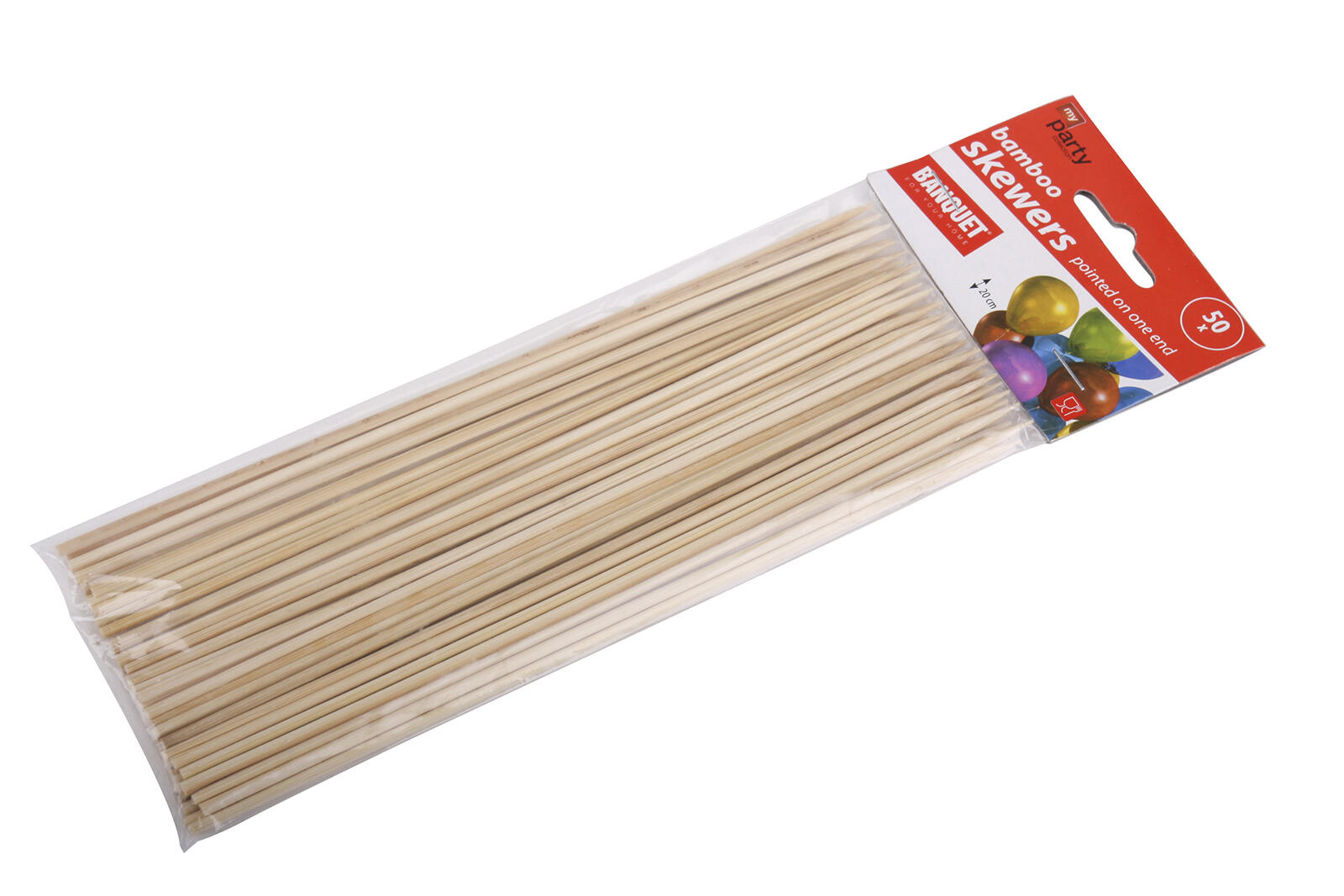 špejle bambus 20cm (50ks) 0.05 Kg MTA MAXMIX Sklad14 267579