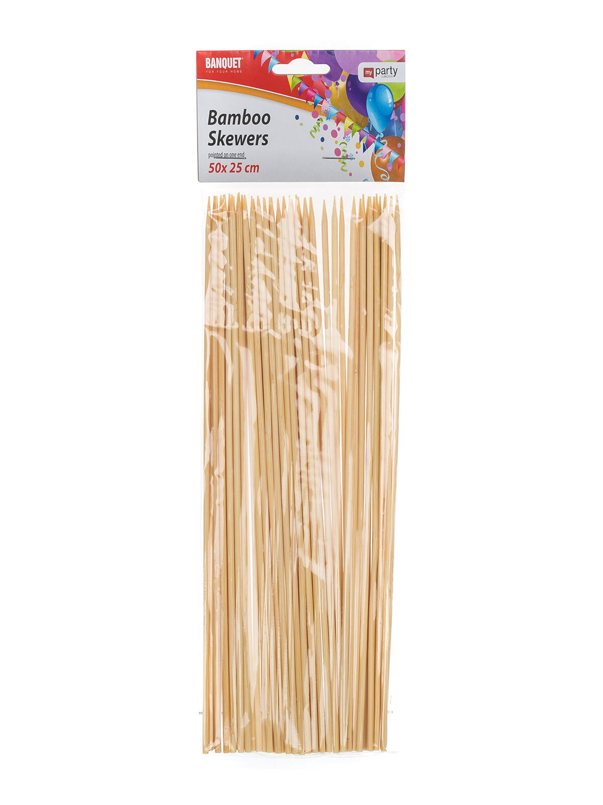 špejle bambus 25cm (50ks) 0.05 Kg MTA MAXMIX Sklad14 267580