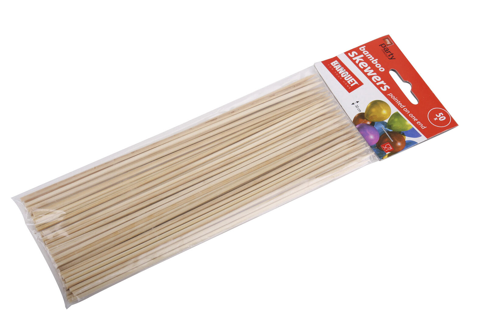 špejle bambus 30cm (50ks) 0.09 Kg MTA MAXMIX Sklad14 267581