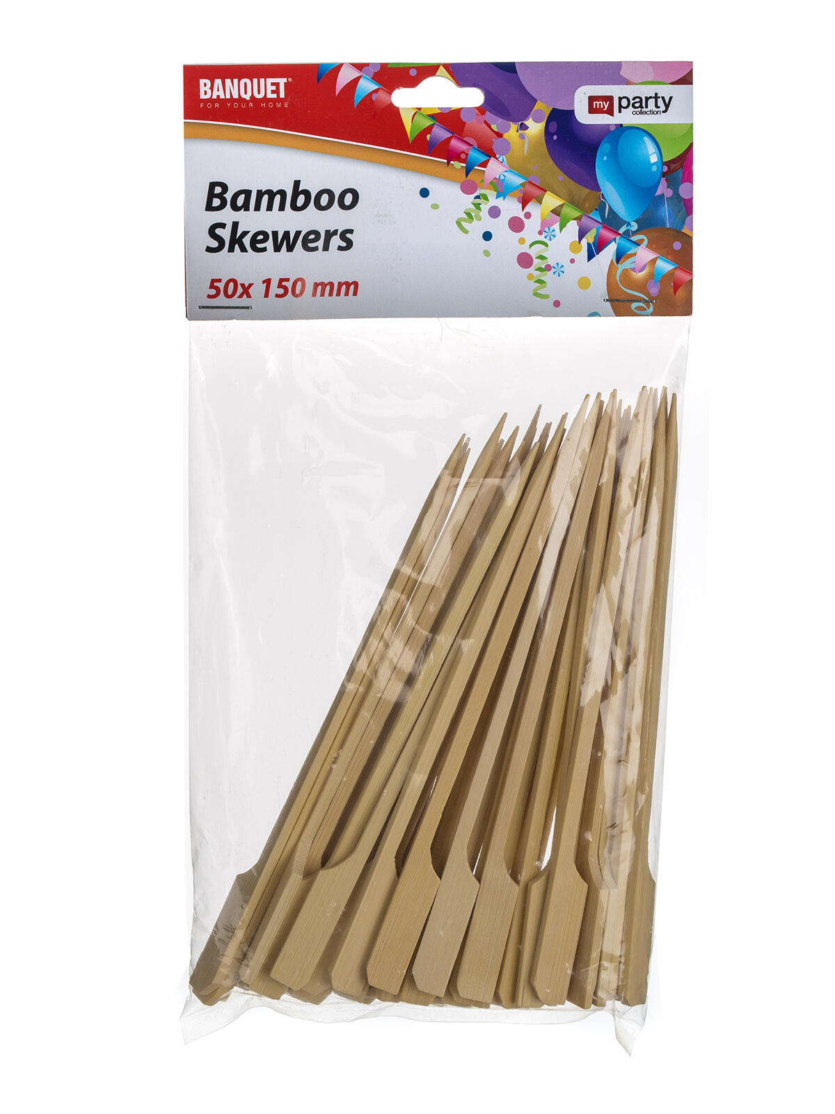 špejle bambus 15cm grilovací s úchytem (50ks)