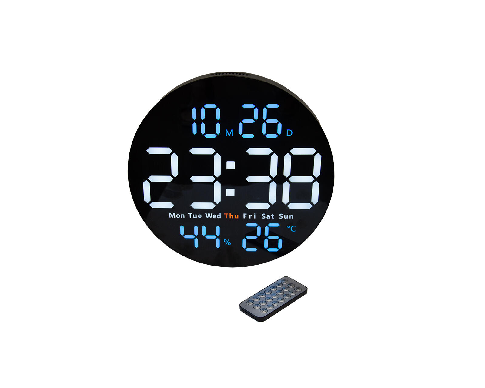 hodiny nástěnné digitální pr.25cm,PH ČER 0.46 Kg MTA MAXMIX Sklad14 615029