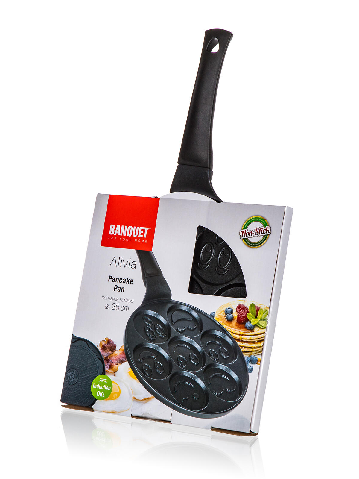 lívanečník ALIVIA Smile 26cm, 7 lívanců, nepřilnavý povrch 1.16 Kg MTA MAXMIX Sklad14 267128