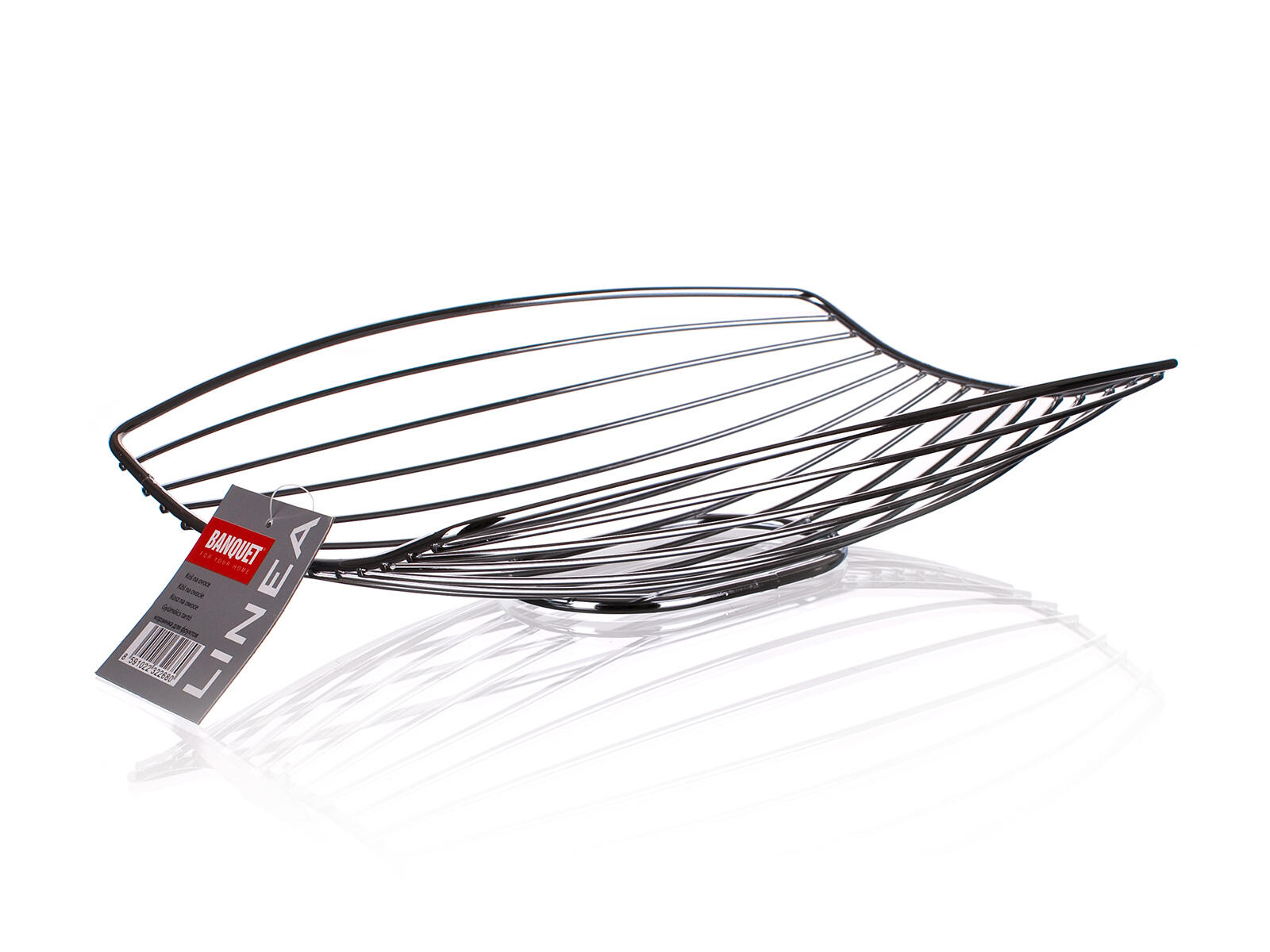 košík na ovoce LINEA 30x20,5x7cm Cr 0.3 Kg MTA MAXMIX Sklad14 267133