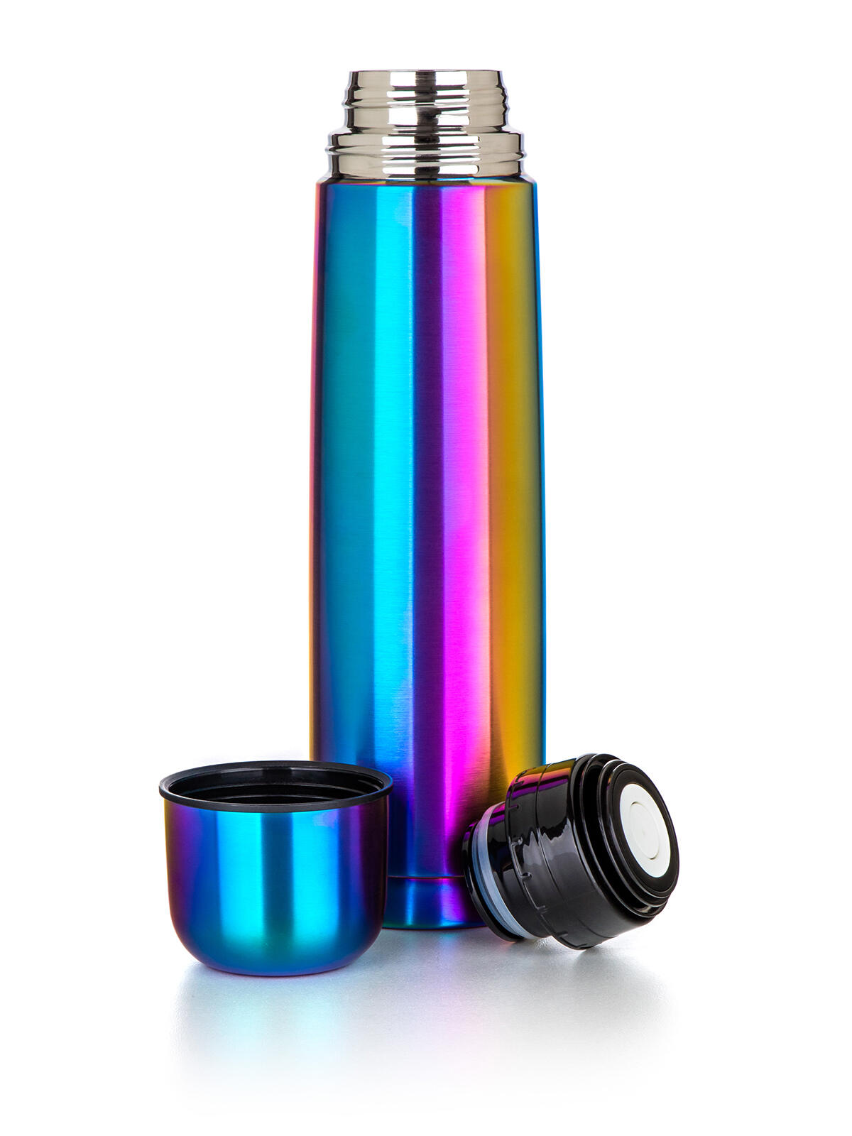 termoska 1l AVANZA nerez matná/DUHOVÁ