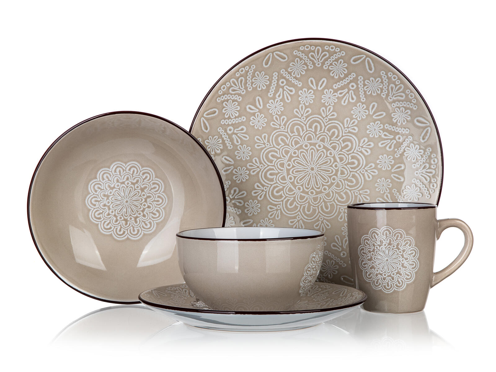 talíř mělký 27cm SHAPE keramický 0.81 Kg MTA MAXMIX Sklad14 267158