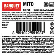 talíř dezertní 19cm MEADOW keramický 0.22 Kg MTA MAXMIX Sklad14 267167