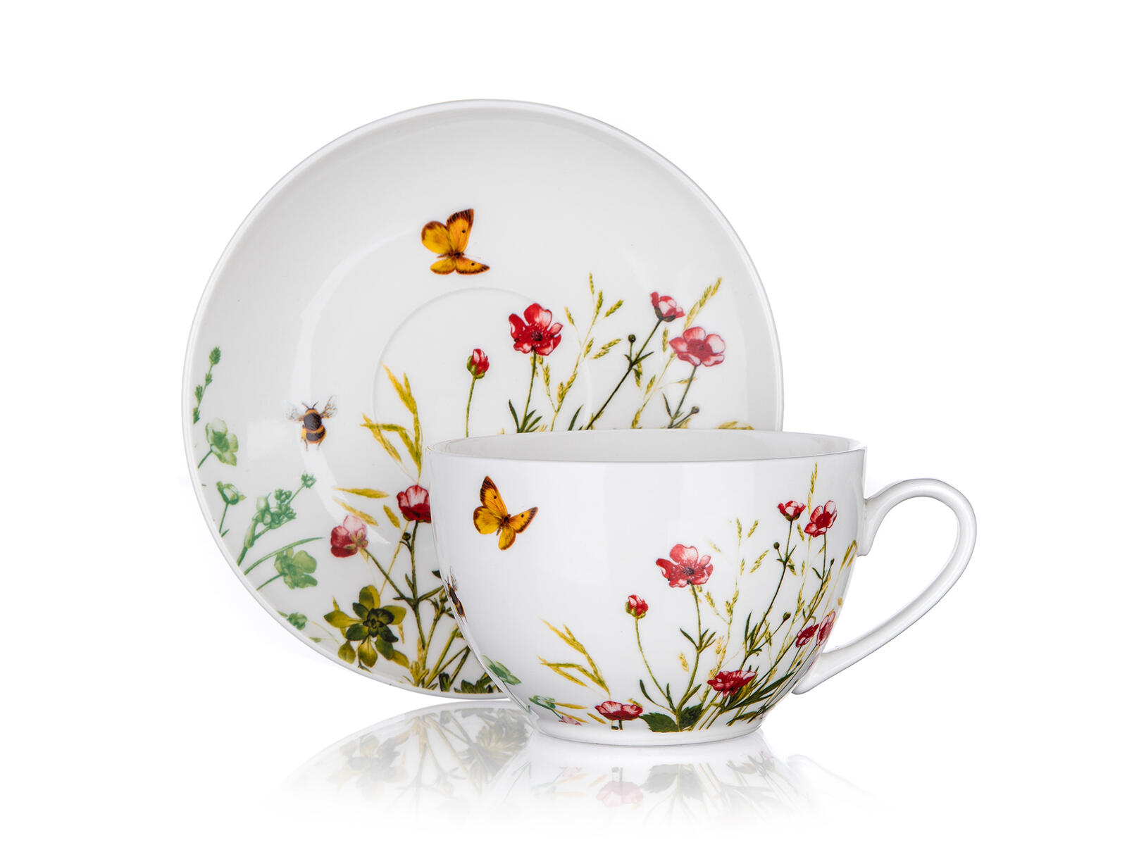 šálek + podšálek 240ml MEADOW keramický