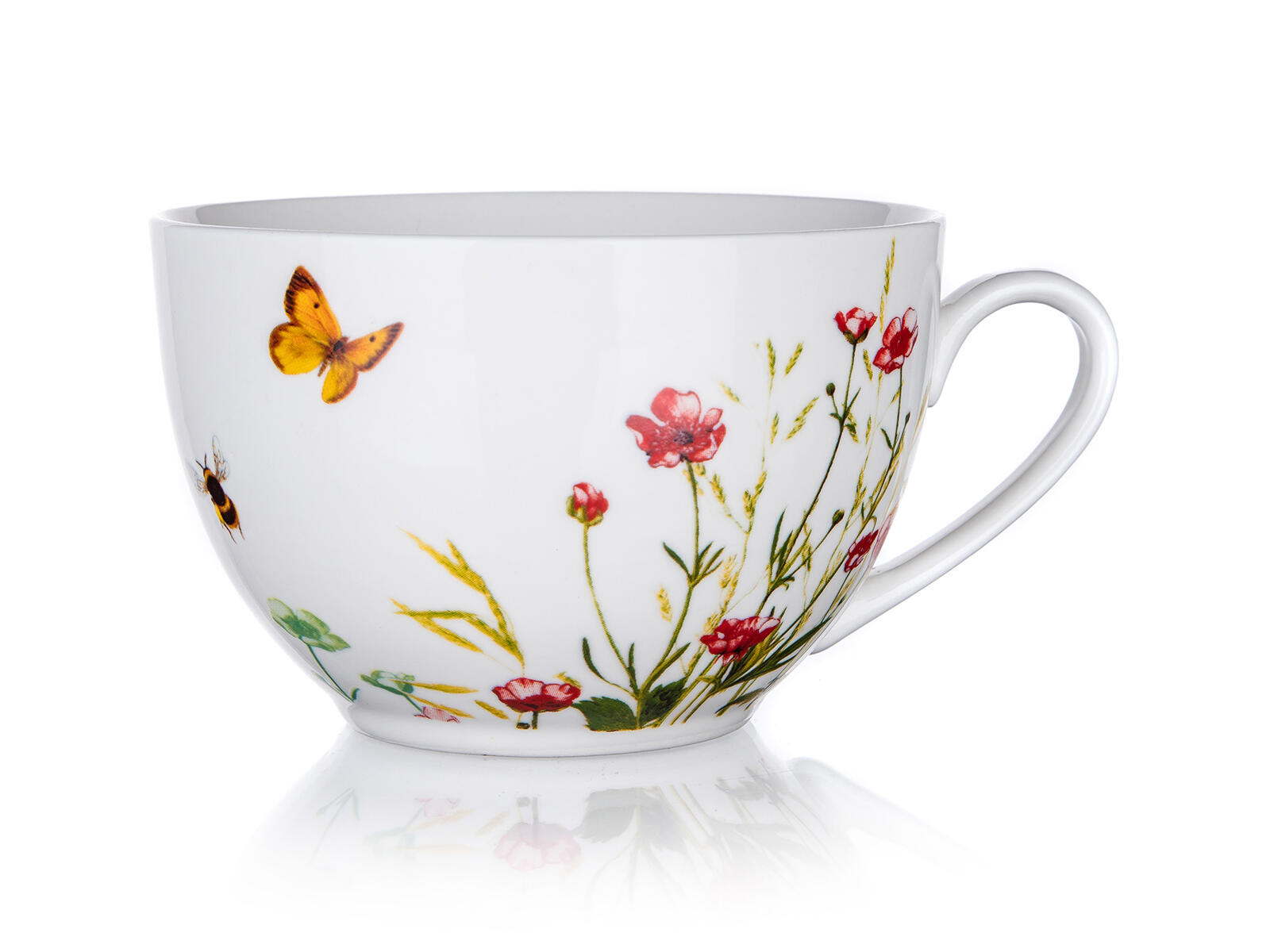 šálek + podšálek 240ml MEADOW keramický