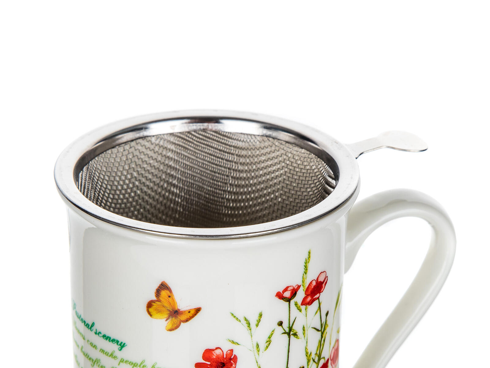 hrnek 300ml MEADOW s víčkem keramický